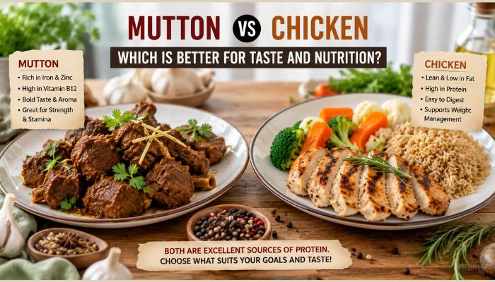 Mutton vs Chicken: Which Is Better for Taste and Nutrition?